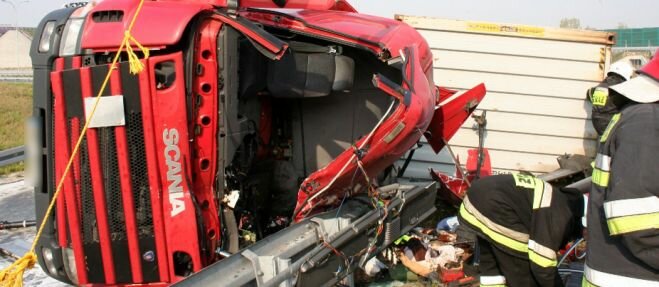 Śmiertelny wypadek kierowcy TIR-a