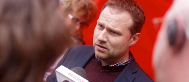 Aktywiści Radia Maryja u posła Krupy