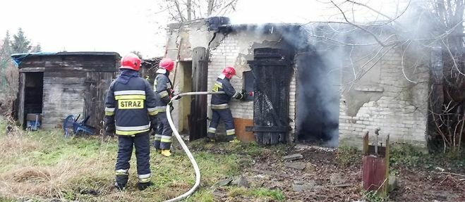 Groźny pożar przy ulicy Kossaka