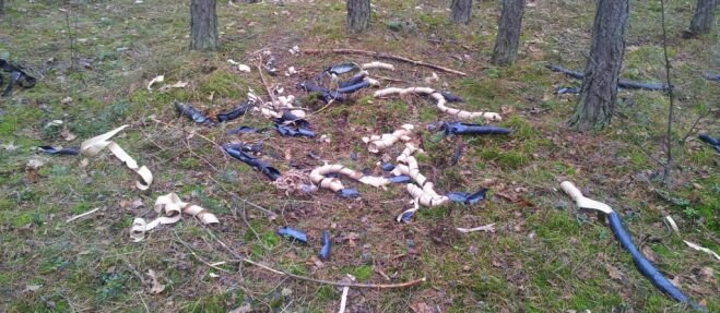 Nastolatek kradł kable energetyczne. Wpadł opalając przewody.