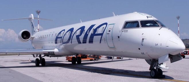  Bombardier CRJ900 w barwach Adria Airways