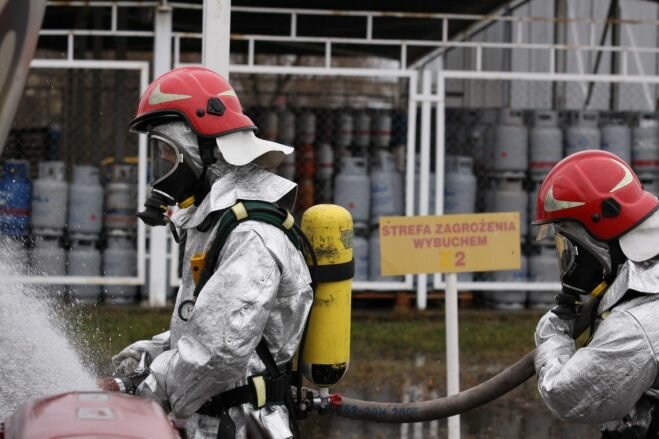 Dwa pożary w Zachemie