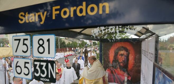 Boże Ciało: W Fordonie parafianie stworzyli nietypowy ołtarz