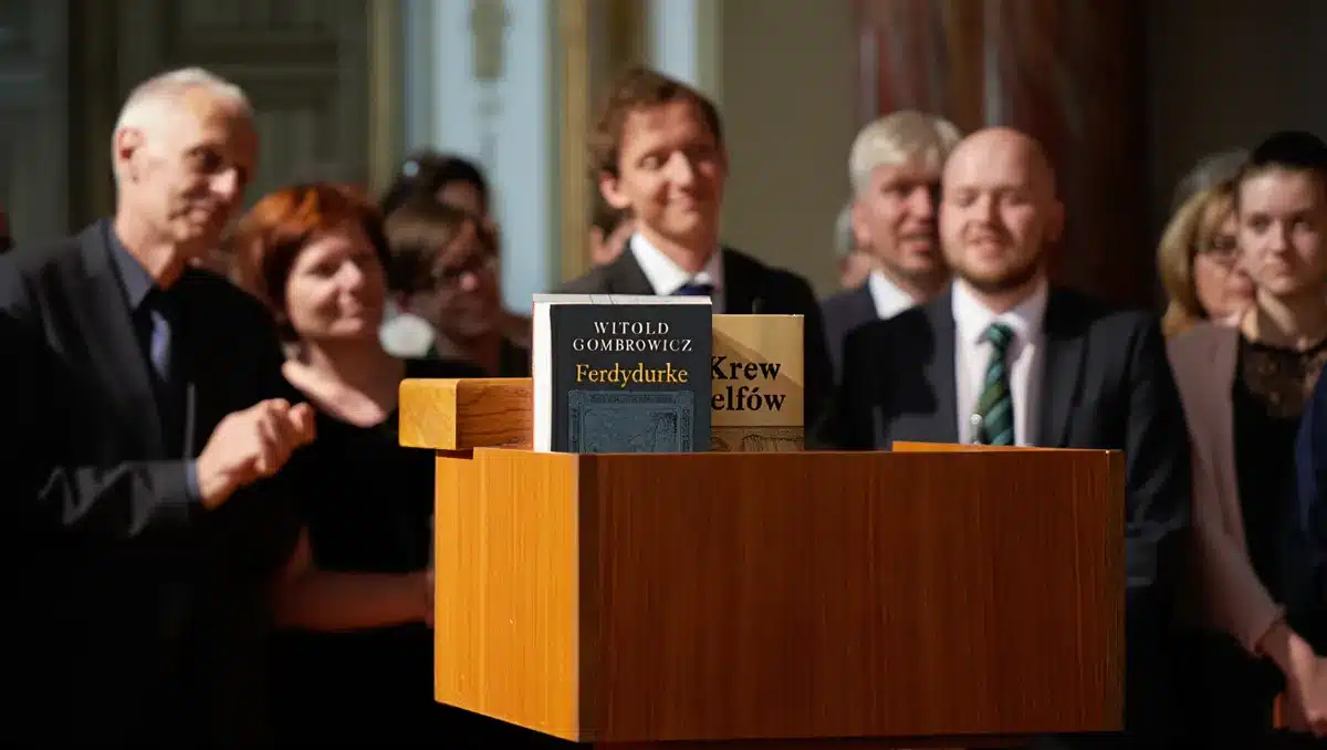 Ferdydurke i „Krew elfów” na podium — Drugie miejsce w rankingu zajęła awangardowa powieść Witolda Gombrowicza „Ferdydurke” , opublikowana w 1937 roku. Książka opisuje losy trzydziestoletniego Józia, którego dawny profesor cofając do szkolnej ławki wystawia na próbę konwencje dorosłości i szkolnej