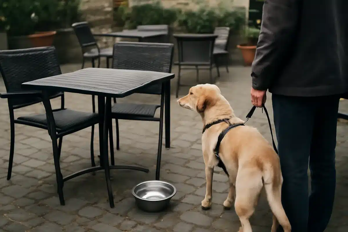 Czy wolno wprowadzić psa do restauracji i na ogródek?