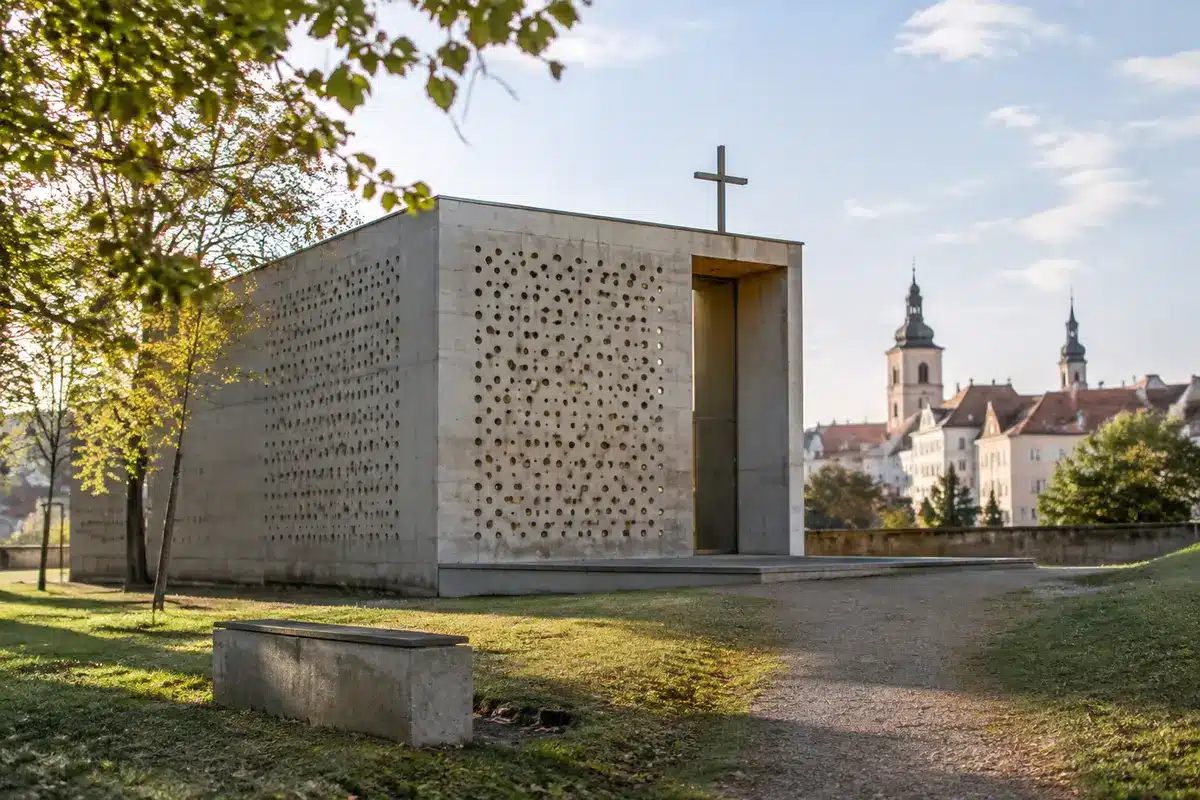 W Czechach stanęła modernistyczna kaplica wydrukowana metodą 3D